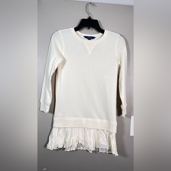 Ralph Lauren Cotton Blend Long Sleeve Dresses  size 8/10 - Picture 1 of 9